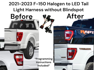 2023 F-150 HALOGEN TO LED TAIL LIGHT HARNESS without Blindspot