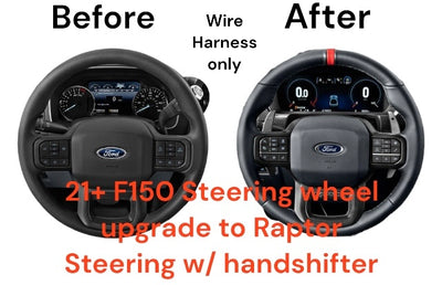 2021 2022 2023 Ford F-150 Raptor Steering Wheel Shifter Harness