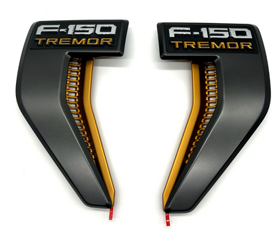 NEW OEM 2021 2022 2023 Ford F-150 TREMOR Fender Vent Badges SET