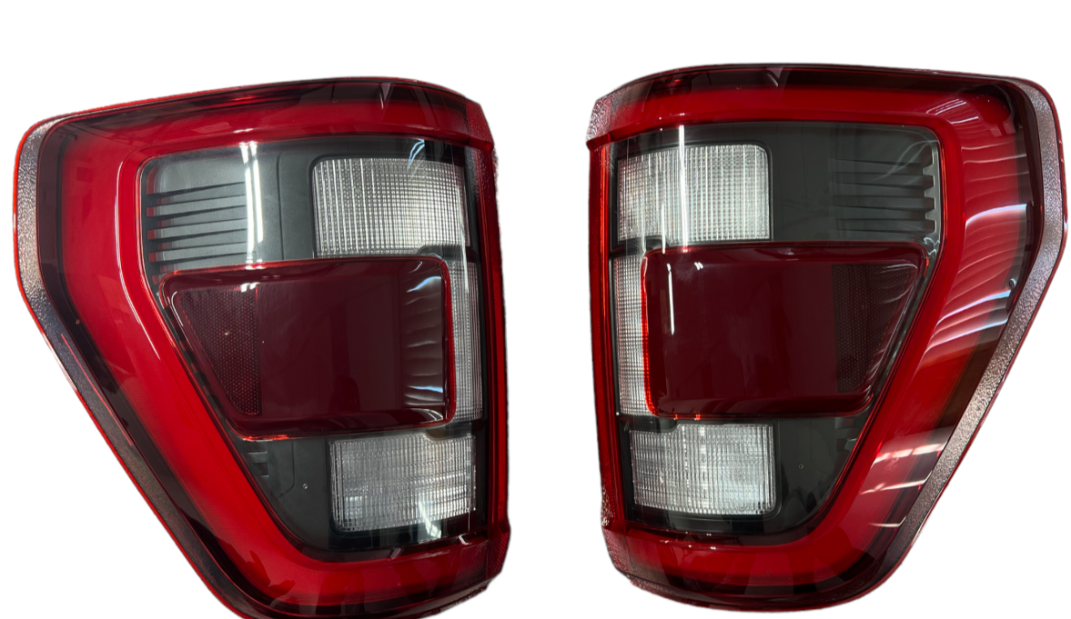 NEW OEM 2021 2022 2023 FORD F-150 OBS (OnBoard Scale) PHANTOM Black TAIL LIGHT LED SET