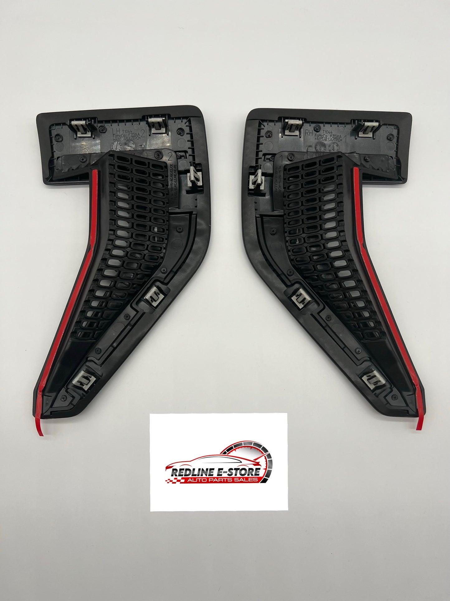 NEW OEM 2023 2022 2021 F-150 Ford XLT BLACK Appearance Package Fender Vent Badge SET